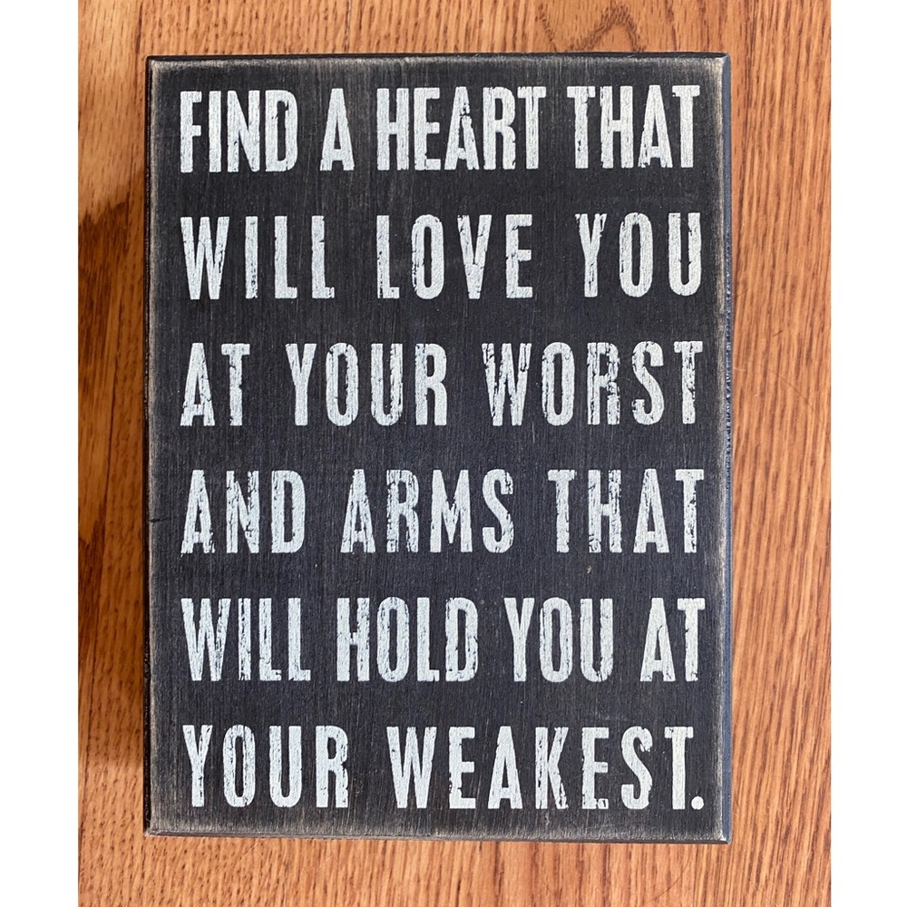 Find A Heart... Box Sign - Primitives by Kathy